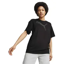 PUMA: Чёрная футболка  Evostripe