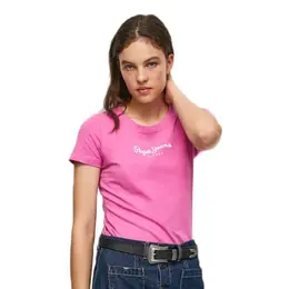 Pepe Jeans: Розовая футболка 
