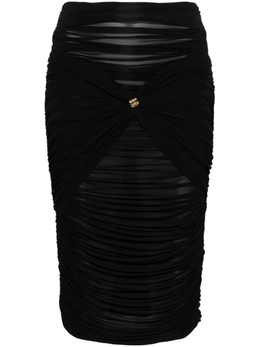 Elisabetta Franchi: Драпированная юбка 
