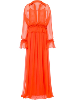 Alberta Ferretti: Длинное платье 