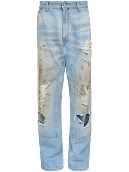 MM6 Maison Margiela: Синие джинсы 