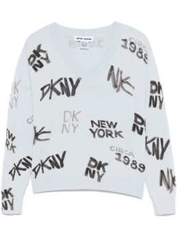 DKNY: Синий топ 