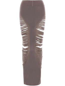 Rick Owens: Юбка  Pillar миди