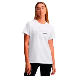Under Armour: Белая футболка 