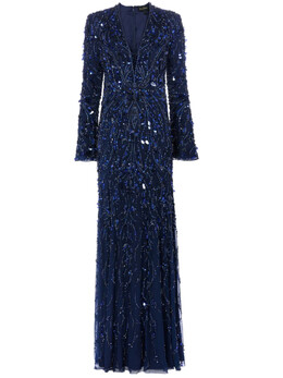 Jenny Packham: Синее платье 