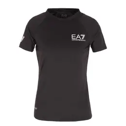 EA7 Emporio Armani: Чёрная футболка 