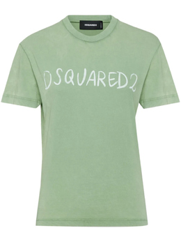 Dsquared2: Зелёная футболка 