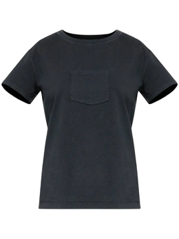 MM6 Maison Margiela: Чёрная футболка 