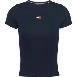 Tommy Jeans: Синяя футболка 