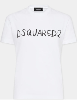 Dsquared2: Белая футболка 