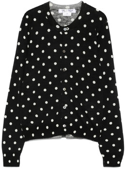 Comme Des Garçons Comme Des Garçons: Кардиган в горошек 