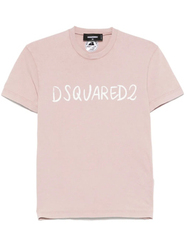 Dsquared2: Розовая футболка 