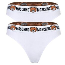 Moschino: Белые трусы 
