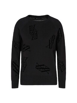 Armani Exchange: Чёрный свитер 