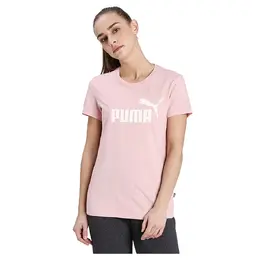 PUMA: Розовая футболка  Essentials