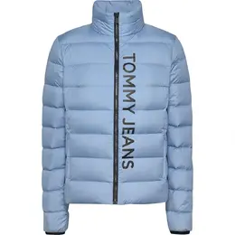 Tommy Jeans: Синий пуховик 