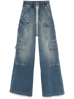 Rick Owens Drkshdw: Синие джинсы  Jumbo