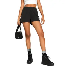 PUMA: Чёрные шорты  Classics