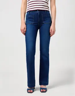 Wrangler: Тёмные джинсы 