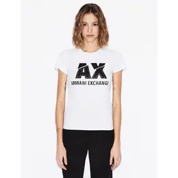 Armani Exchange: Белая футболка 