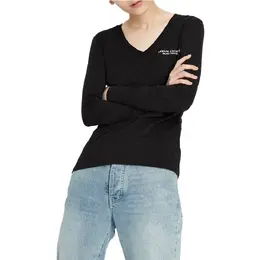 Armani Exchange: Футболка с длинным рукавом 