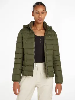 Tommy Hilfiger: Стёганые куртка  Tommy Jeans
