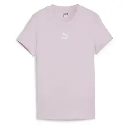 PUMA: Фиолетовая футболка  Classics
