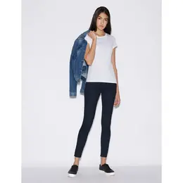 Armani Exchange: Белая футболка 