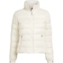 Tommy Hilfiger: Бежевый пуховик 