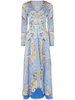 Temperley London: Пальто с принтом 