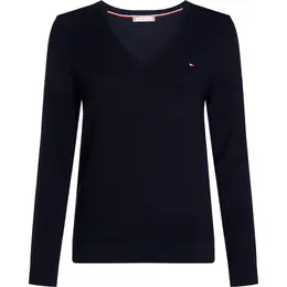 Tommy Hilfiger: Свитер с v-образным вырезом 