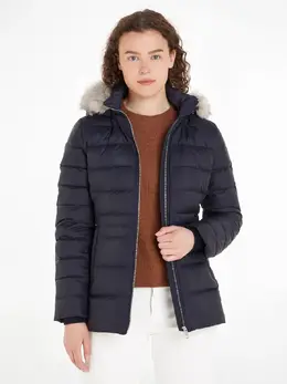 Tommy Hilfiger: Пуховик с капюшоном 