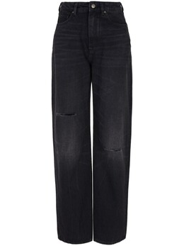 Armani Exchange: Чёрные джинсы 