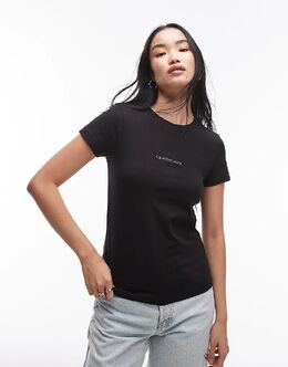 Calvin Klein Jeans: Чёрная футболка 