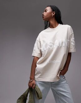 Allsaints: Футболка больших размеров 