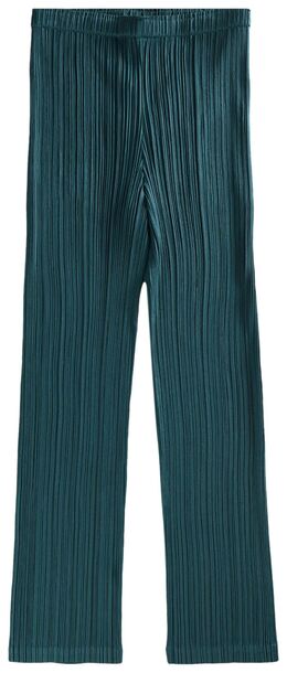 Pleats Please Issey Miyake: Голубые брюки 
