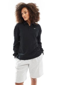 Nike: Топ с длинным рукавом 