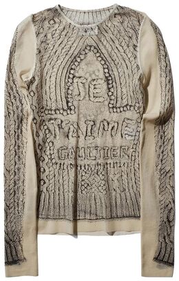 Jean Paul Gaultier: Джинсы с длинным рукавом 