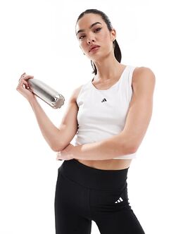 adidas Performance: Белая майка 