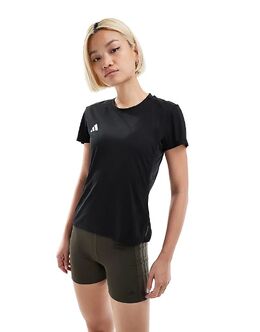 adidas Performance: Чёрная футболка 