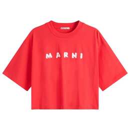 Marni: Красная футболка 