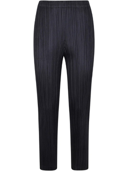 Pleats Please Issey Miyake: Чёрные брюки 