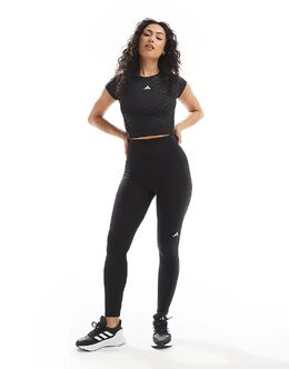 adidas Performance: Чёрные легинсы 