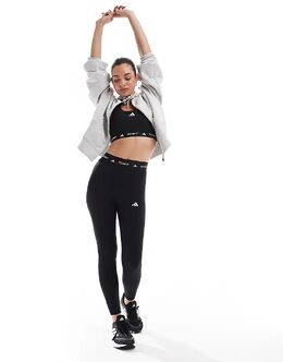 adidas Performance: Чёрные легинсы 