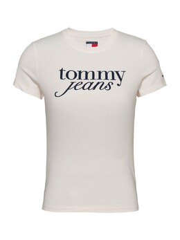 Tommy Jeans: Рубашка  Essential с принтом