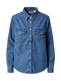 Levi's: Синяя блуза 