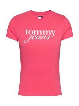 Tommy Jeans: Красная рубашка  Essential