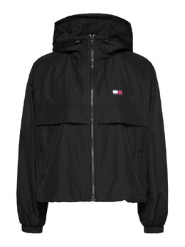 Tommy Jeans: Чёрная куртка  Essential
