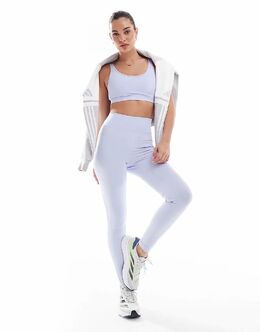 adidas Performance: Фиолетовые легинсы 