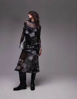 Allsaints: Платье миди 
